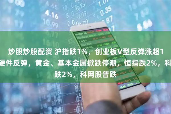 炒股炒股配资 沪指跌1%，创业板V型反弹涨超1%，算力硬件反弹，黄金、基本金属掀跌停潮，恒指跌2%，科网股普跌